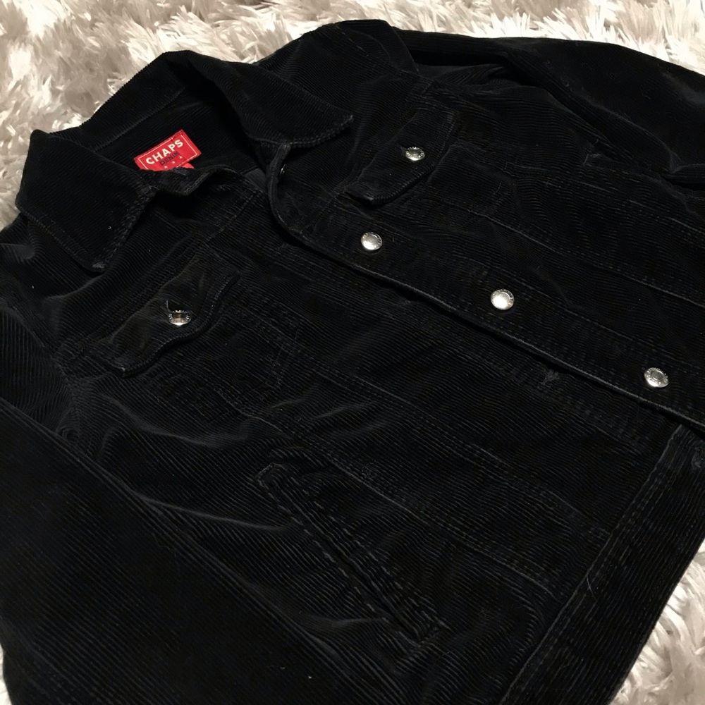 Black Chaps Corduroy Jacket